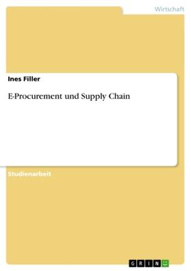 Filler |  E-Procurement und Supply Chain | Buch |  Sack Fachmedien