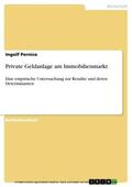 Pernice |  Private Geldanlage am Immobilienmarkt | eBook | Sack Fachmedien