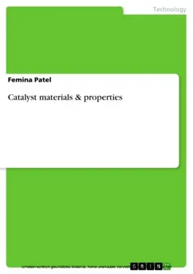 Patel |  Catalyst materials & properties | eBook | Sack Fachmedien