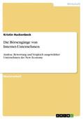 Huckenbeck |  Die Börsengänge von Internet-Unternehmen | Buch |  Sack Fachmedien