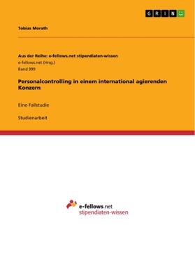 Morath | Personalcontrolling in einem international agierenden Konzern | Buch | 978-3-656-74927-1 | sack.de