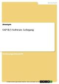 Anonym |  SAP R/3 Software. Lehrgang | eBook | Sack Fachmedien