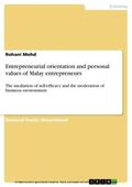 Mohd |  Entrepreneurial orientation and personal values of Malay entrepreneurs | eBook | Sack Fachmedien