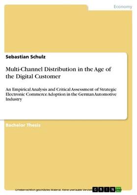 Schulz | Multi-Channel Distribution in the Age of the Digital Customer | E-Book | sack.de