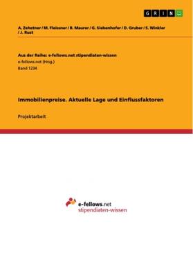 Zehetner / Fleissner / Maurer |  Immobilienpreise. Aktuelle Lage und Einflussfaktoren | Buch |  Sack Fachmedien