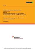 Anonym |  "Corporate Downsizing" aus der Sicht der deontologischen Theorie nach Rawls und Kant | eBook | Sack Fachmedien