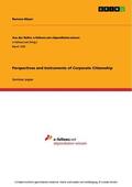 Mayer |  Perspectives and Instruments of Corporate Citizenship | eBook | Sack Fachmedien