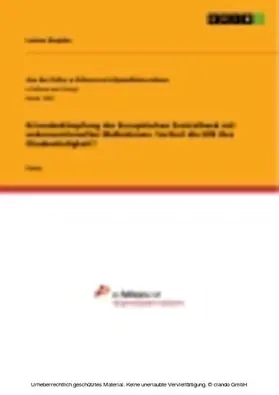 Naujoks |  Krisenbekämpfung der Europäischen Zentralbank mit unkonventionellen Maßnahmen. Verliert die EZB ihre Glaubwürdigkeit? | eBook | Sack Fachmedien