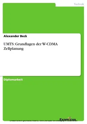Beck |  UMTS: Grundlagen der W-CDMA Zellplanung | eBook | Sack Fachmedien