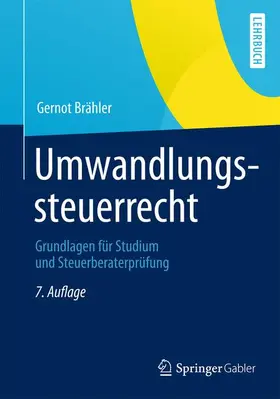 Brähler |  Umwandlungssteuerrecht | Buch |  Sack Fachmedien
