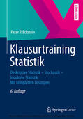 Eckstein |  Klausurtraining Statistik | eBook | Sack Fachmedien
