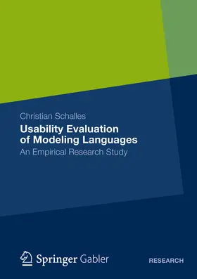 Schalles | Usability Evaluation of Modeling Languages | E-Book | sack.de