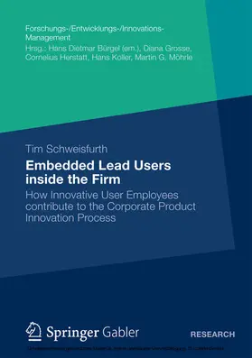 Schweisfurth | Embedded Lead Users inside the Firm | E-Book | sack.de