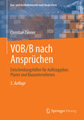 Zanner |  VOB/B nach Ansprüchen | eBook | Sack Fachmedien