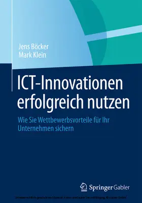 Böcker / Klein |  ICT-Innovationen erfolgreich nutzen | eBook | Sack Fachmedien