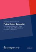 Schierenbeck |  Fixing Higher Education | Buch |  Sack Fachmedien