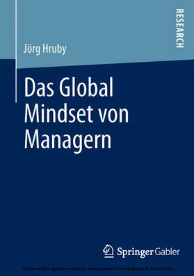 Hruby | Das Global Mindset von Managern | E-Book | www.sack.de