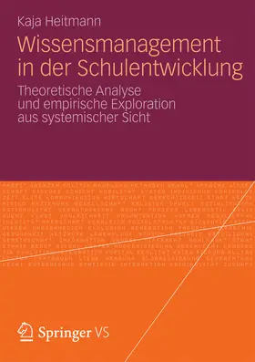 Heitmann | Wissensmanagement in der Schulentwicklung | E-Book | sack.de