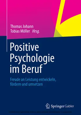Johann / Möller / Möller-Hahlbrock |  Positive Psychologie im Beruf | eBook | Sack Fachmedien