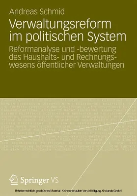 Schmid |  Verwaltungsreform im politischen System | eBook | Sack Fachmedien