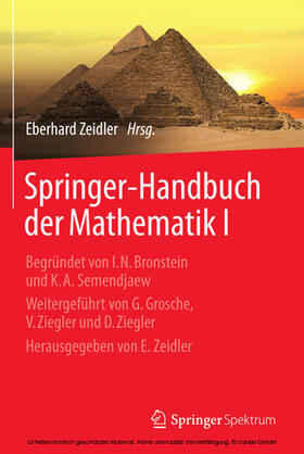 Zeidler | Springer-Handbuch der Mathematik I | E-Book | sack.de