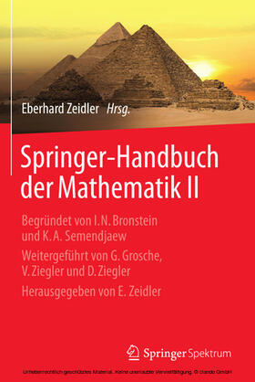 Zeidler | Springer-Handbuch der Mathematik II | E-Book | sack.de