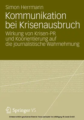 Herrmann | Kommunikation bei Krisenausbruch | E-Book | www.sack.de