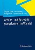 Kaiser / Schmicker / Bamberg |  Arbeits- und Beschäftigungsformen im Wandel | Buch |  Sack Fachmedien