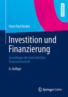 Becker |  Investition und Finanzierung | eBook | Sack Fachmedien