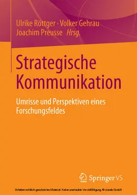 Röttger / Gehrau / Preusse |  Strategische Kommunikation | eBook | Sack Fachmedien