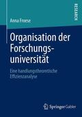 Froese |  Organisation der Forschungsuniversität | Buch |  Sack Fachmedien