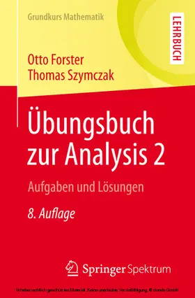 Forster / Szymczak |  Übungsbuch zur Analysis 2 | eBook | Sack Fachmedien