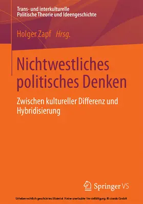 Zapf |  Nichtwestliches politisches Denken | eBook | Sack Fachmedien