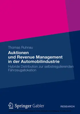 Ruhnau | Auktionen und Revenue Management in der Automobilindustrie | E-Book | www.sack.de