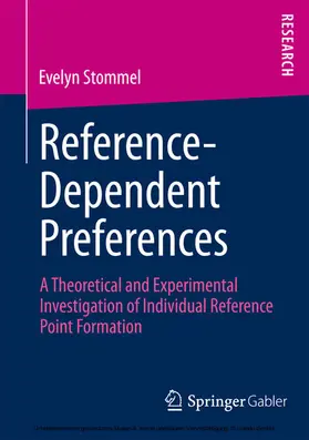 Stommel | Reference-Dependent Preferences | E-Book | www.sack.de