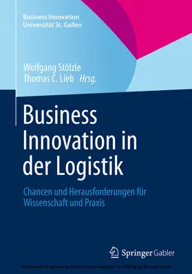 Stölzle / Lieb / Lampe | Business Innovation in der Logistik | E-Book | sack.de