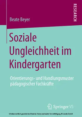 Beyer | Soziale Ungleichheit im Kindergarten | E-Book | www.sack.de