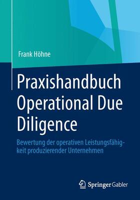 Höhne | Praxishandbuch Operational Due Diligence | Buch | 978-3-658-00683-9 | sack.de
