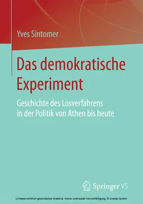 Sintomer |  Das demokratische Experiment | eBook | Sack Fachmedien