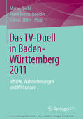 Bachl / Brettschneider / Ottler |  Das TV-Duell in Baden-Württemberg 2011 | eBook | Sack Fachmedien