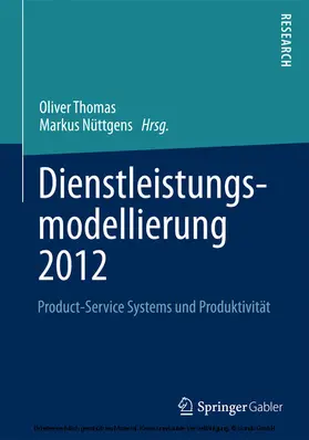 Thomas / Nüttgens | Dienstleistungsmodellierung 2012 | E-Book | www.sack.de