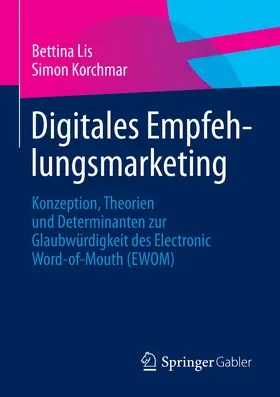 Lis / Korchmar |  Digitales Empfehlungsmarketing | eBook | Sack Fachmedien