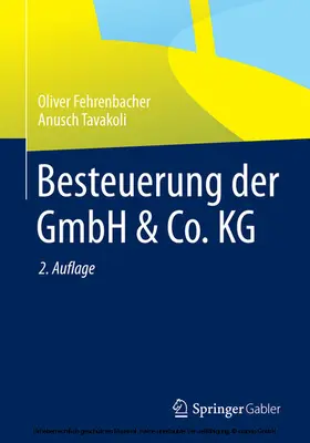 Fehrenbacher / Tavakoli |  Besteuerung der GmbH & Co. KG | eBook | Sack Fachmedien