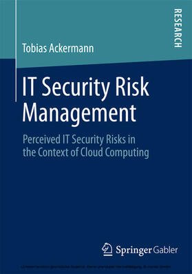 Ackermann | IT Security Risk Management | E-Book | sack.de