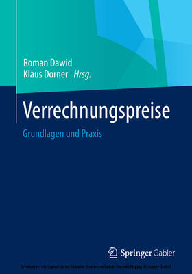 Dawid / Dorner | Verrechnungspreise | E-Book | sack.de