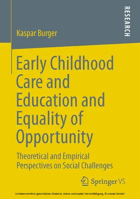 Burger | Early Childhood Care and Education and Equality of Opportunity | E-Book | www.sack.de