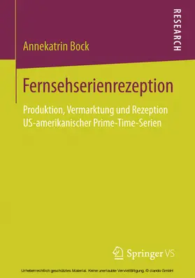 Bock |  Fernsehserienrezeption | eBook | Sack Fachmedien