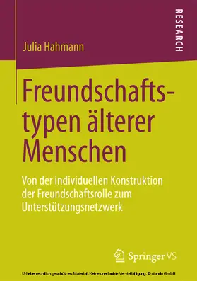 Hahmann |  Freundschaftstypen älterer Menschen | eBook | Sack Fachmedien