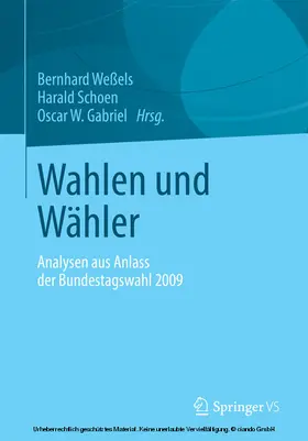Weßels / Schoen / Gabriel | Wahlen und Wähler | E-Book | www.sack.de