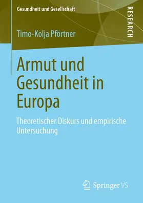 Pförtner |  Armut und Gesundheit in Europa | Buch |  Sack Fachmedien